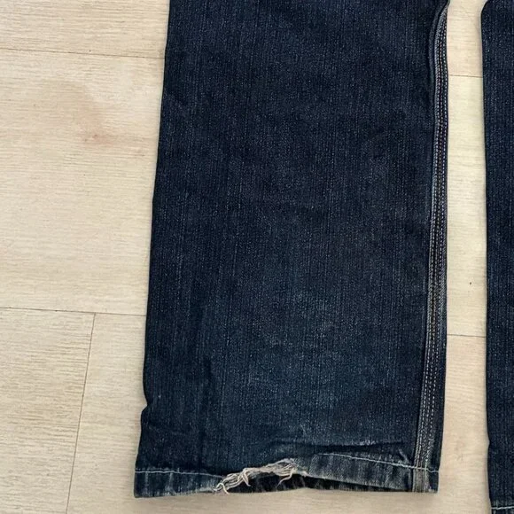 Vtg Artful Dodger Bishops Island Jeans Embroidered Baggy Y2K Streetwear 34W/34L